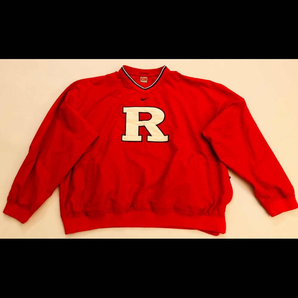 NIKE RUTGERS V NECK PULLOVER MENS XXL